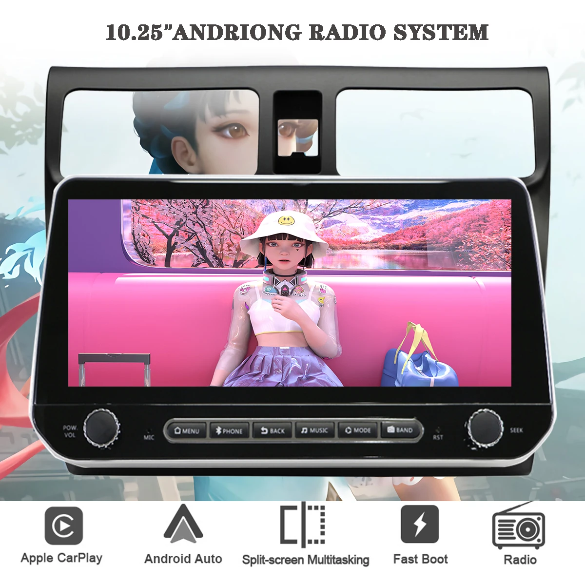 

8G+128G 2Din Autoradio Video Audio A/V Player HU Head Unit GPS PC Tablet For Suzuki Swift 2003-2010 Cassette 4G Net Carplay RDS