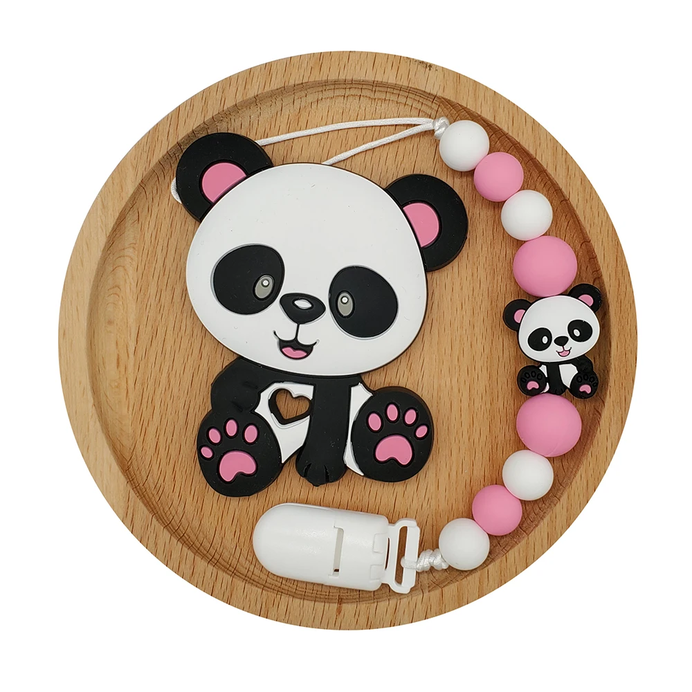 Силиконовые Прорезыватели для зубов Happy держатель соски с мультипликационным