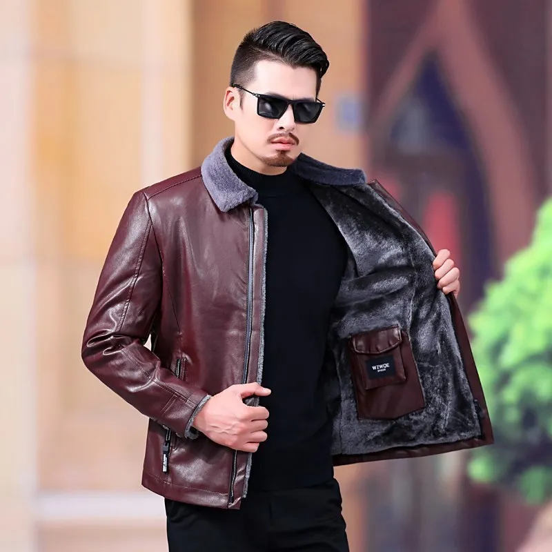 Новый размера плюс 8XL 7XLJacket для мужская шуба Мужская Фирменная шерстяная куртка