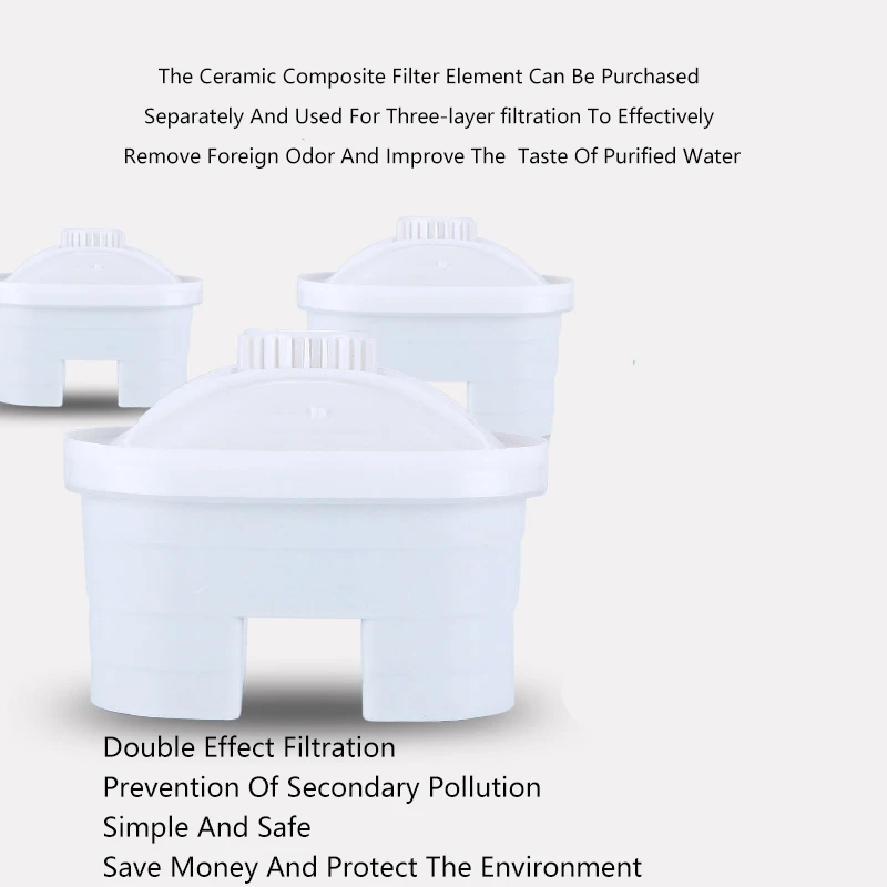 Domestic Cold Water Filtration Kettle M2.5l Kitchen Purifier Filter Element Tap Purification | Бытовая техника