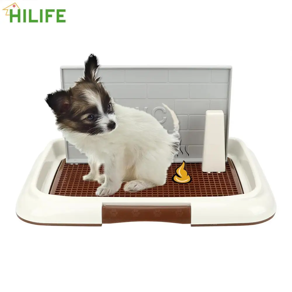 

Pee Training Toilet Bedpan Lattice Dog Toilet Potty Pet Product Puppy Litter Tray Pet Toilet Easy to Clean