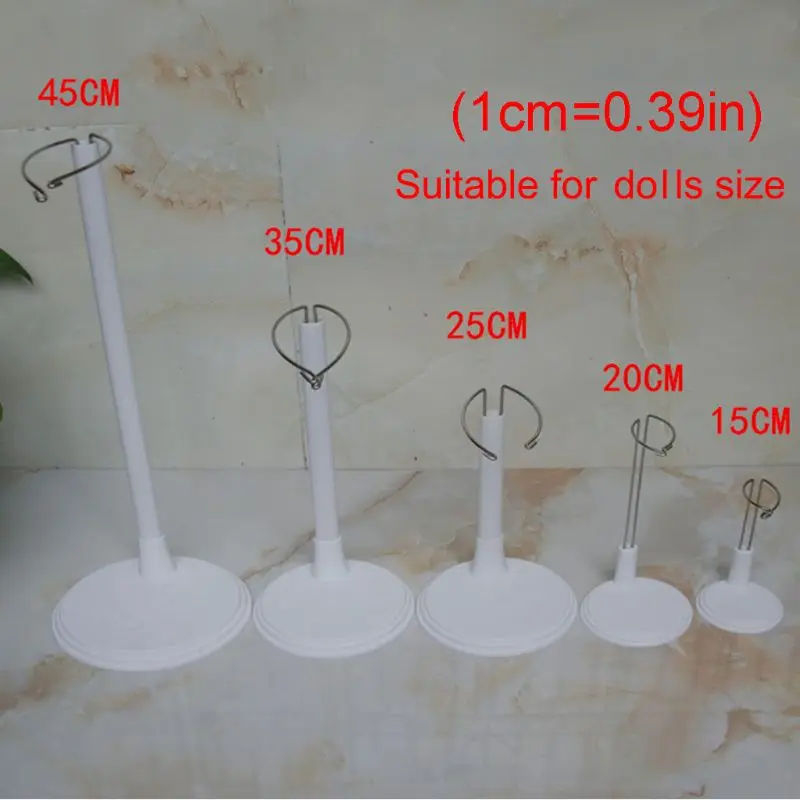 

1 Pcs Plastic Doll Stands Professional Holder Display Base Holder for Bear Doll