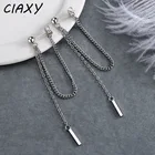 Серьги-подвески женские из серебра 925 пробы, длинные серьги-цепочки пробы