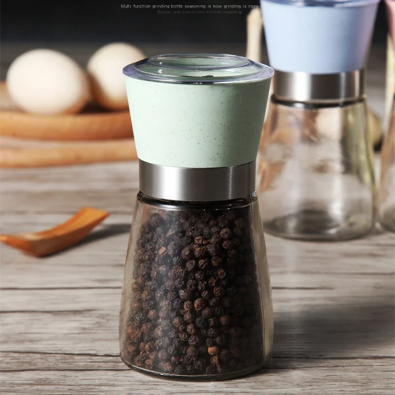 

New Manual Salt Pepper Mill Grinder Seasoning Muller Kitchen Accessories Cookware Spice Milling Gadget Hot Sale Cooking Tools