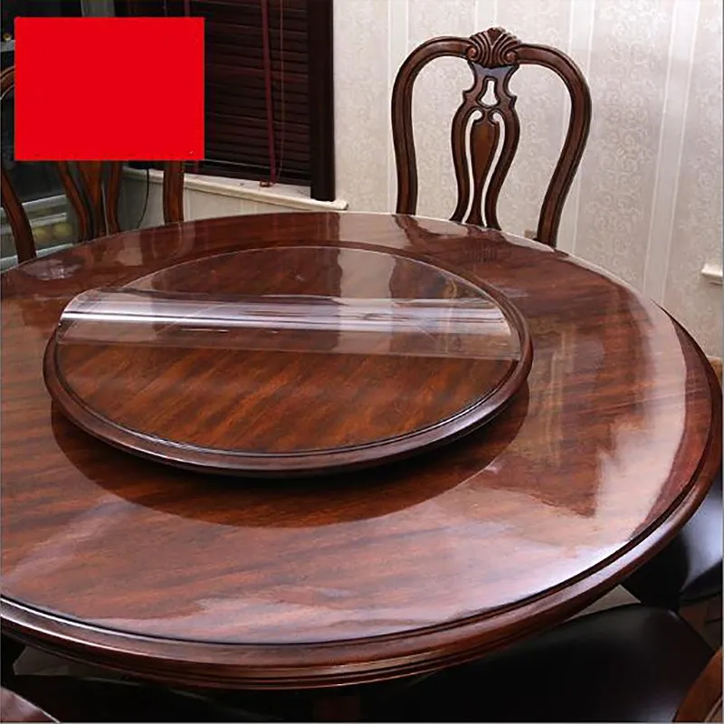 2020 Прозрачная Круглая скатерть прозрачная Водонепроницаемая кухонная с