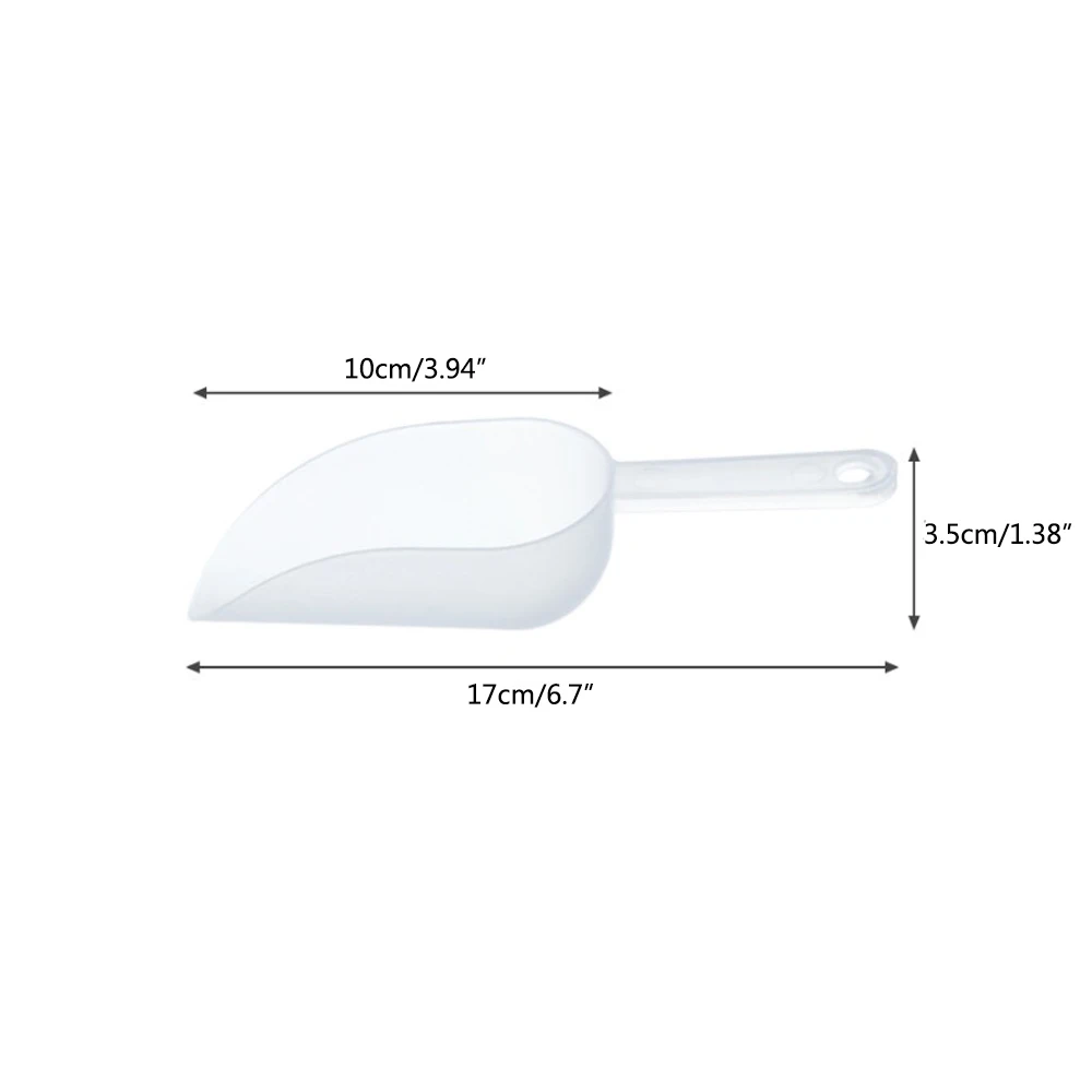 1pc Mini Plastic Ice Scoop Measuring Scoops Cream Multifunctional Frosted Small shovel Rice Grains Shovel Flour |