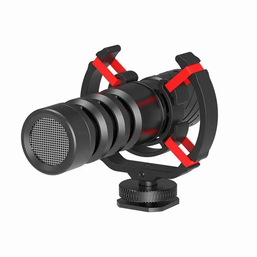 

MAMEN MIC-08 Video Microphone Video Recording Microphone On Camera Vlog for Smartphone Canon Nikon DSLR Camera Vlog