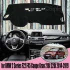 Для BMW 2 серии F22 F45 Coupe Gran 218i 220i 2014-2019, чехлы для стайлинга автомобиля, коврик для приборной панели, солнцезащитный козырек, крышка приборной панели
