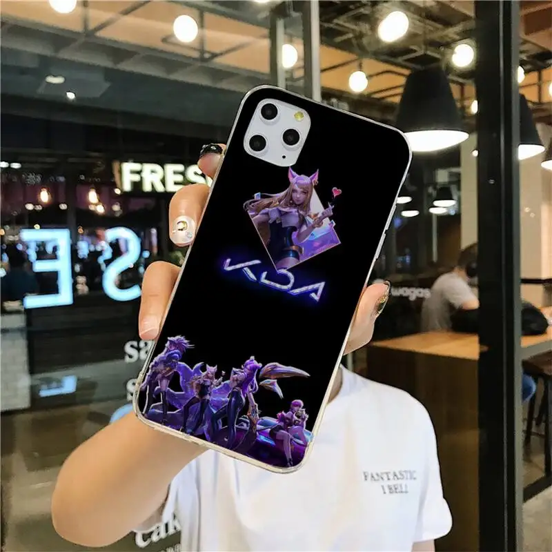 HOTCASHOP Legends kda kaisa Ahri akali Phone Case for iphone 12 pro max mini 11 XS MAX 8 7 6 6S Plus X 5S SE 2020 XR cover |