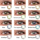 2 шт.пара, цветные контактные линзы для глаз