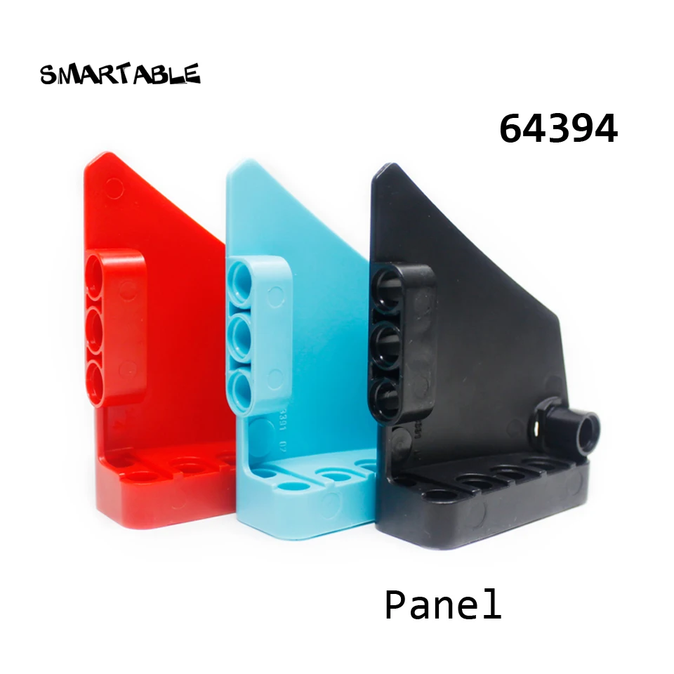 Smartable-bloques de construcci&oacute;n de Panel de alta tecnolog&iacute;a para ni&ntilde;os, juguetes de vapor DIY, Compatible con 64394, 10 unids/lote, 13 #5x7-0