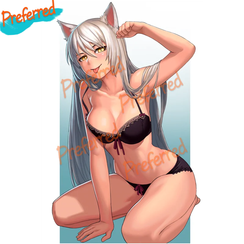 

Exquisite Sexy Anime Rabbit Ear Interesting Girl Car Stickers Decal Anime Cute Car Accessories Decoration Pegatinas Para Coche
