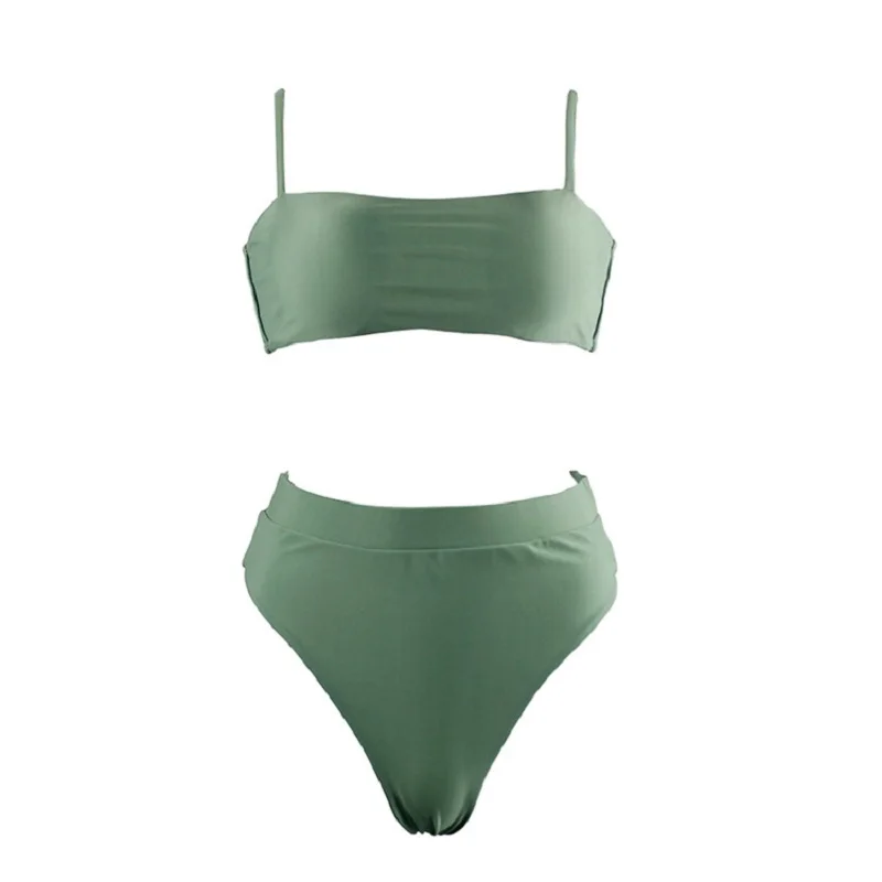 Плавательный костюм для Для женщин сексуальное бикини 2019 Mujer с высокой талией