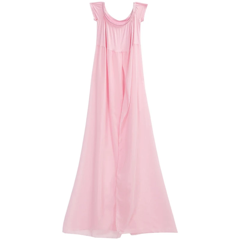 Платье с вырезом лодочкой для беременных платье открытыми плечами и коротким