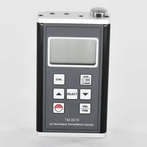 TM-8818 Portable Ultrasonic Thickness Meter for Aluminum Steel Thickness Gauge with 0.75 to 400mm Measuring Range