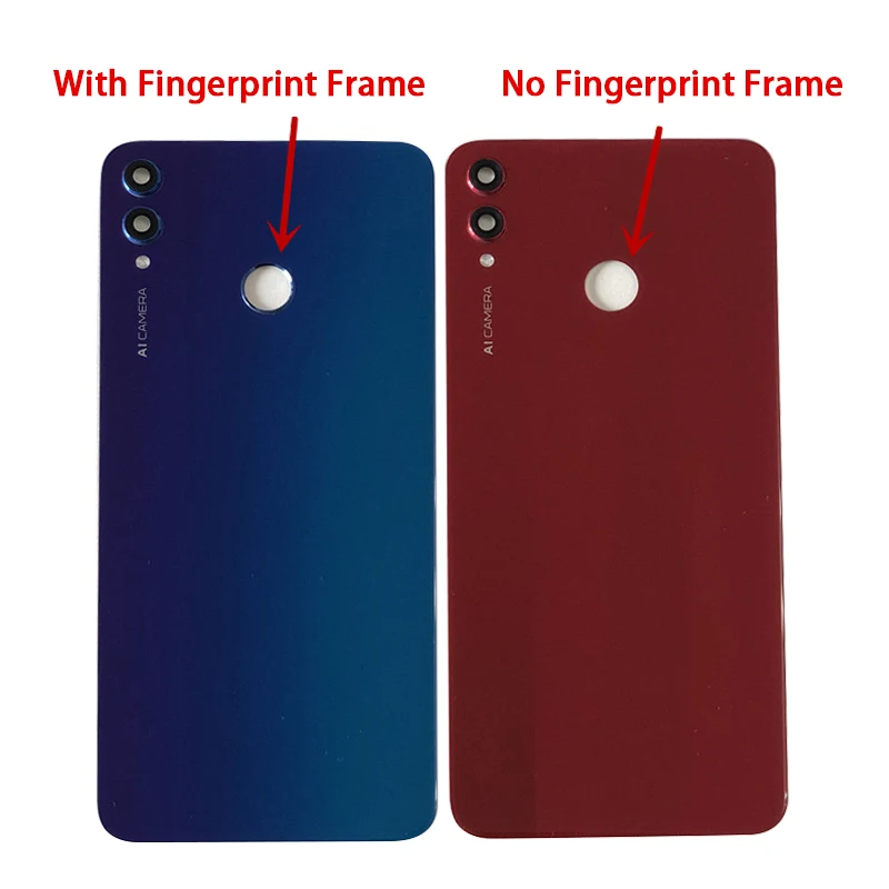 Axisinternational для 6," huawei Honor 8X, чехол с 3D стеклом для задней панели батареи, корпус+ стеклянная линза+ рамка для отпечатков пальцев+ вспышка