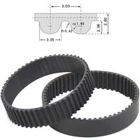 1pcs htd 5m 695 to 5m 750 closed loop timing belt rubber synchronous belts width 15202530mm