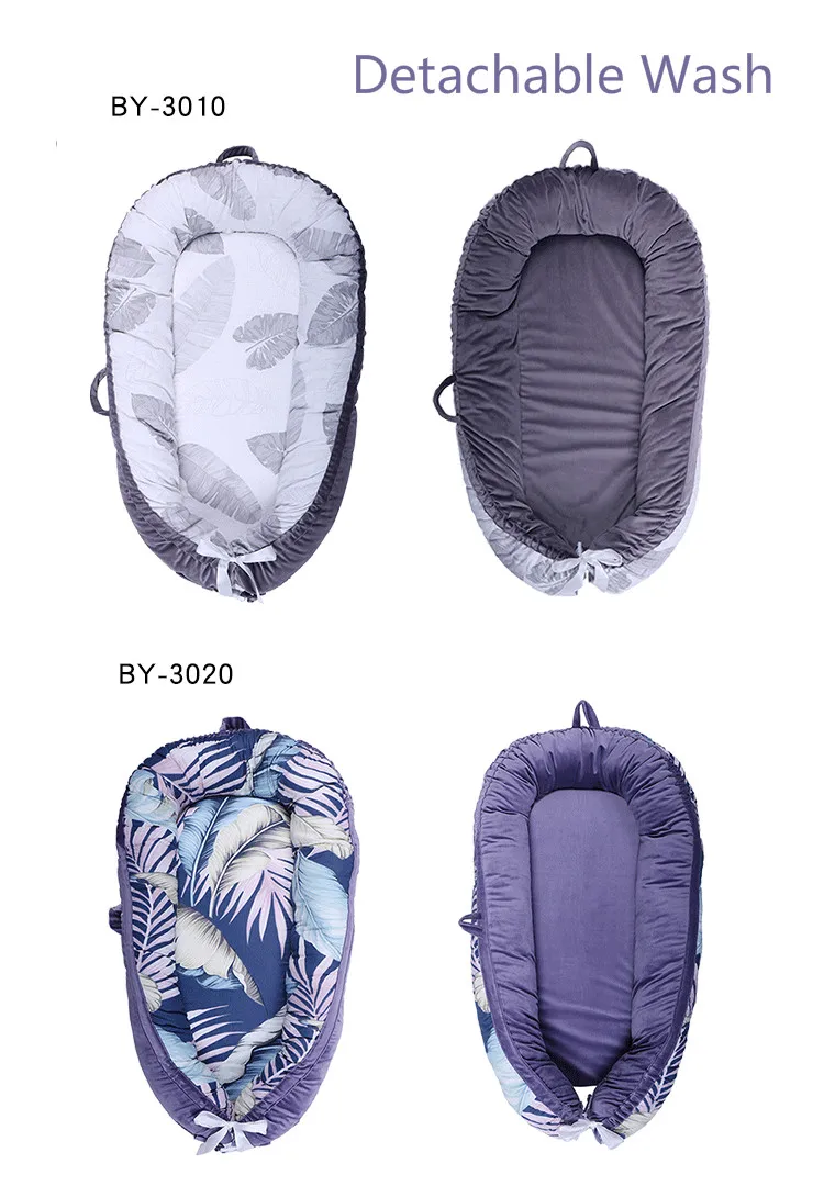 Хлопковая детская кровать портативная съемная и моющаяся кроватка американская