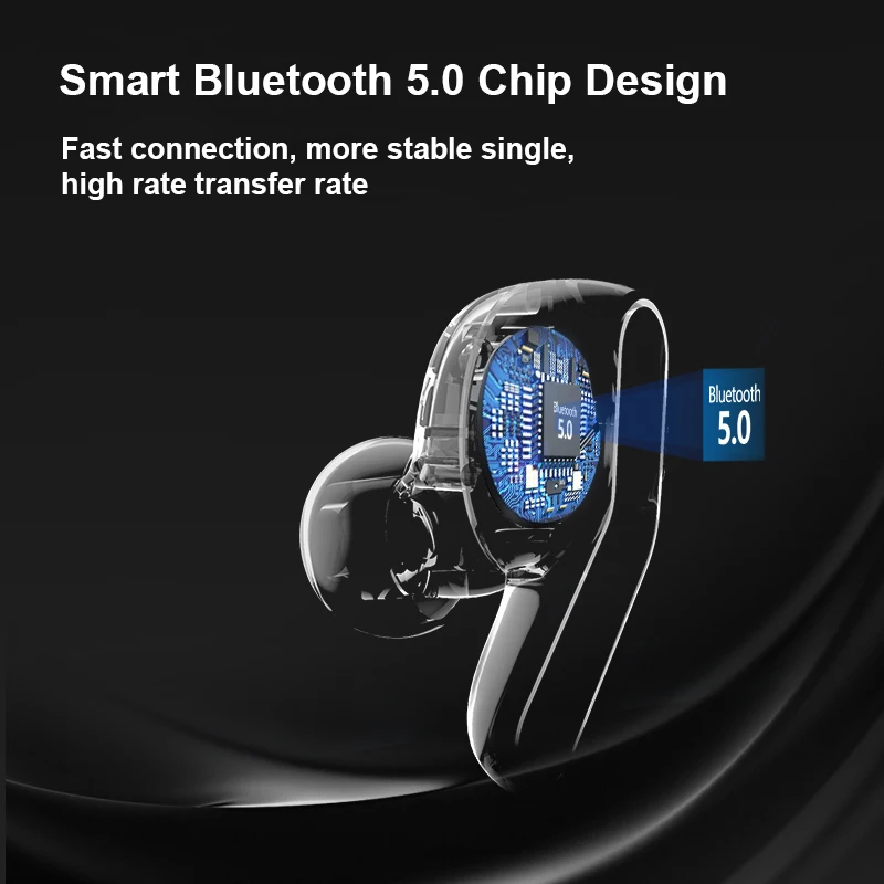 Настоящие Беспроводные стереонаушники Bluetooth роскошные тканевые спортивные