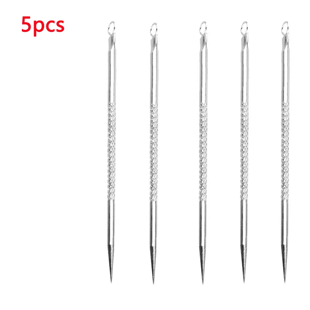 

1-5Pcs Blackhead Comedone Acne Pimple Blemish Extractor Remover Stainless Steel Needles Remove Tools Face Skin Care Pore Cleaner
