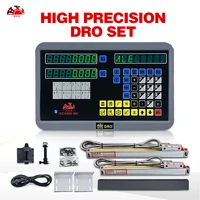 lathe machine tool grating ruler dro set 2 axis digital readout kit gcs900 2d with 2 pcs 5 micron linear scale free shipping