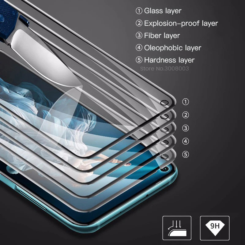 360 передняя + заднее закаленное стекло huawei honor 20 20pro защитное pro glass Защитное на