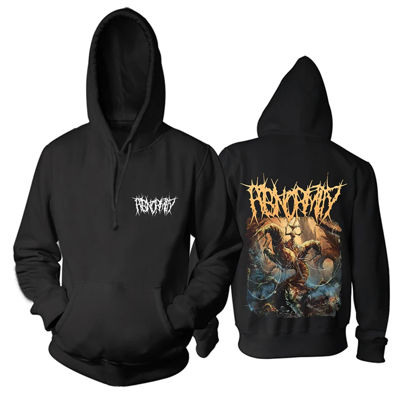 

2 Designs ABNORMITY Rock Band Pollover Sweatshirt Rocker Soft Warm Heavy Metal Hoodies Sudadera Punk Fleece