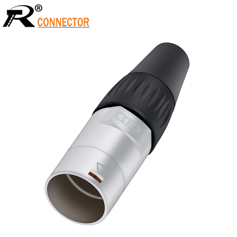 

2 шт., горячая Распродажа, водонепроницаемый RJ45 разъем RJ45, авиационный штекер, мужской сетевой адаптер, LAN Ethernet, сетевой конвертер, Панель Кре...