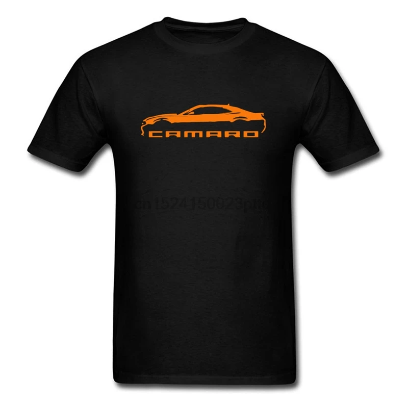 Дизайнерские мужские топы Chevy Camaro Coupe Orange 3XL подарочные футболки с принтом крутой