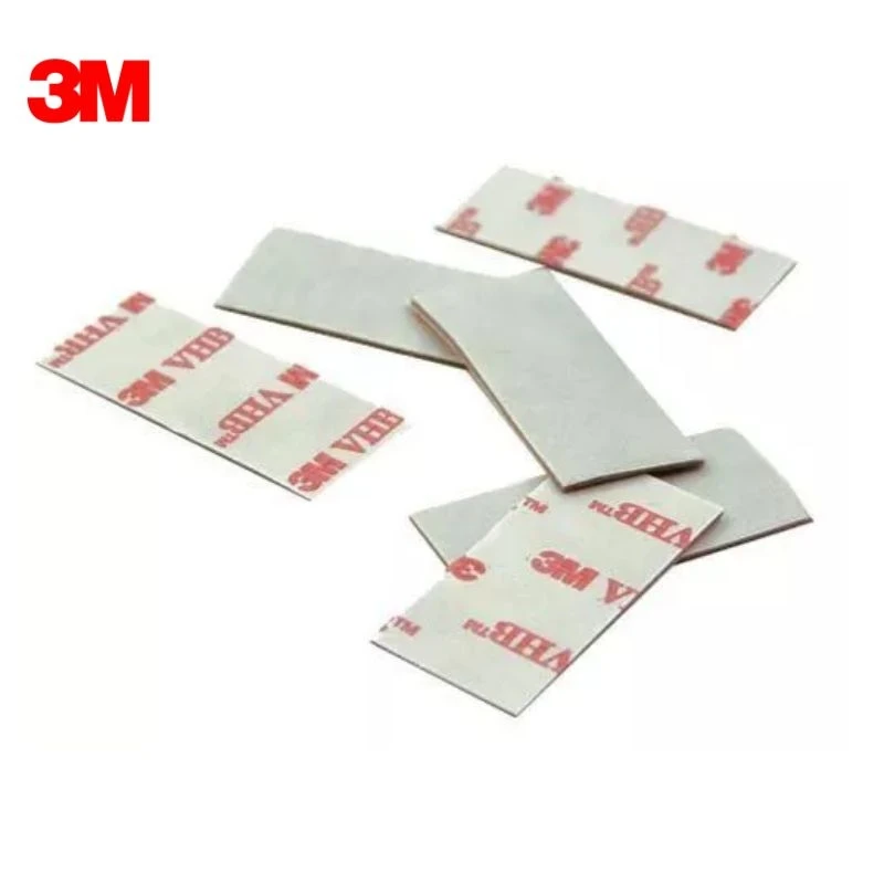 Фото Двухсторонняя лента 3M 4941P VHB толщиной 1,1 мм, 2 дюйма x 3 дюйма (в упаковке 20 шт.), серого цвета, Прямая поставка №5