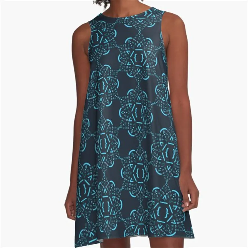 

Fashion Women summer dresses Color autumn green Printed A-Line Boho Dress for women harajuku Sexy ladies mini short beach dress