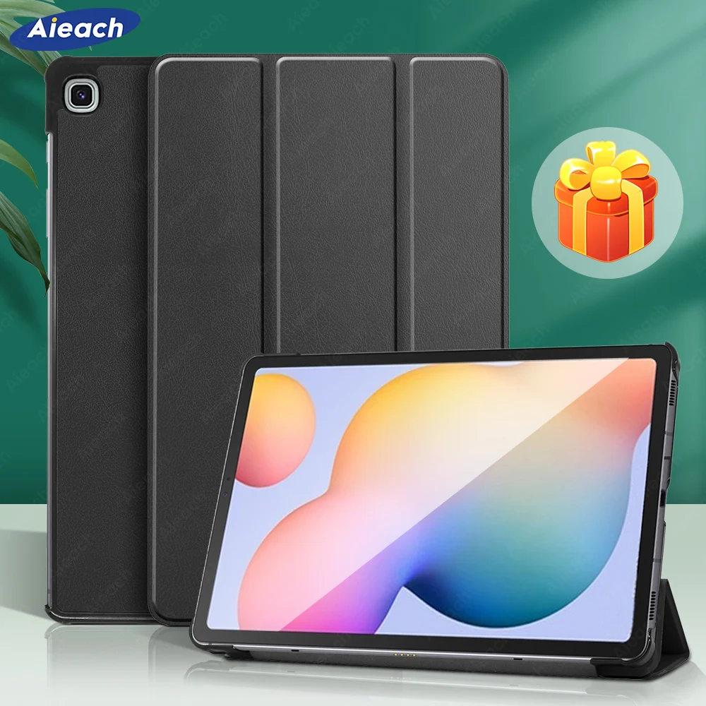 Кожаный чехол подставка для Samsung Galaxy Tab A 10 1 2019 8 0 S5e умный S7 Plus S6 Lite|Чехлы планшетов