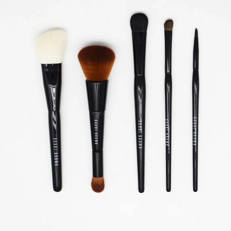 

BB Series 5Pcs Set Makeup Brushes Foundation Powder Blush Eyeline Concealer Shadow Natural Goat Hair Beauty Tools Kit maquillaje