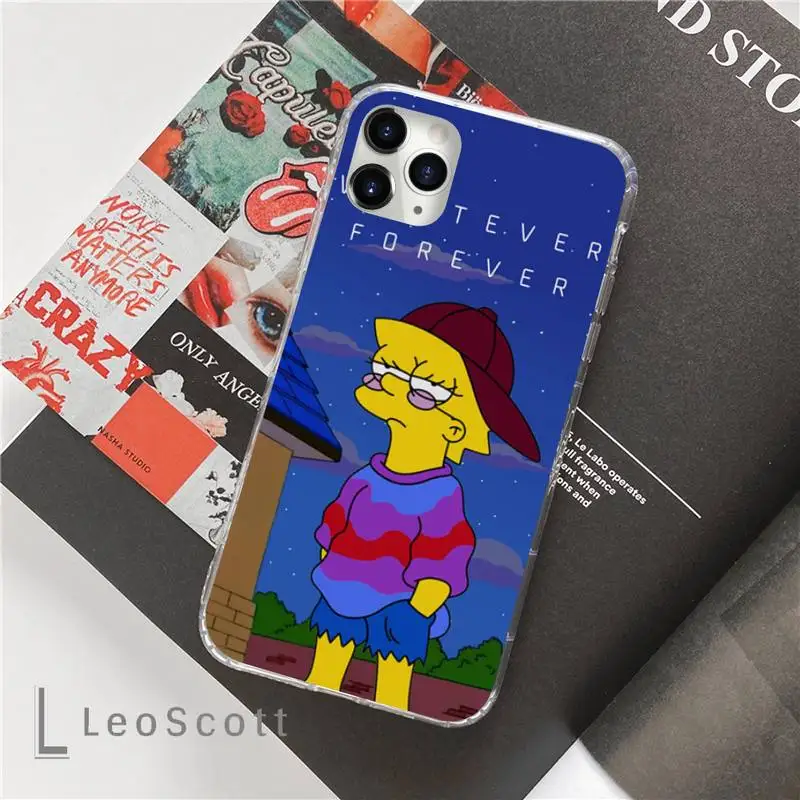 

Simpson cute Bart funny cartoon Phone Case For iphone 12 5 5s 5c se 6 6s 7 8 plus x xs xr 11 pro max COVER funda shell