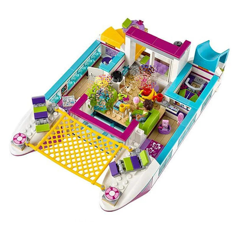 01038 строительные блоки Friends Sunshine для катамарана классические модели девочек