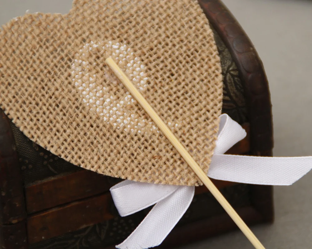 DIY желтый льняной ремесло любовь лук цифровой цветок карты свадебное украшение