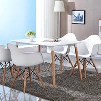 2pcsset nordic dining chair modern minimalist design office chair computer chair tea coffee stool for home study bedroom hwc