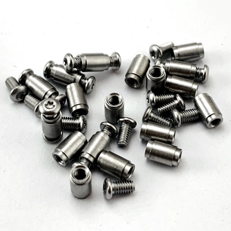 

Backspacer/Standoff - Stainless Screw Parts Kit Knife Handle Screw Folding Knife Parts Make Accessories