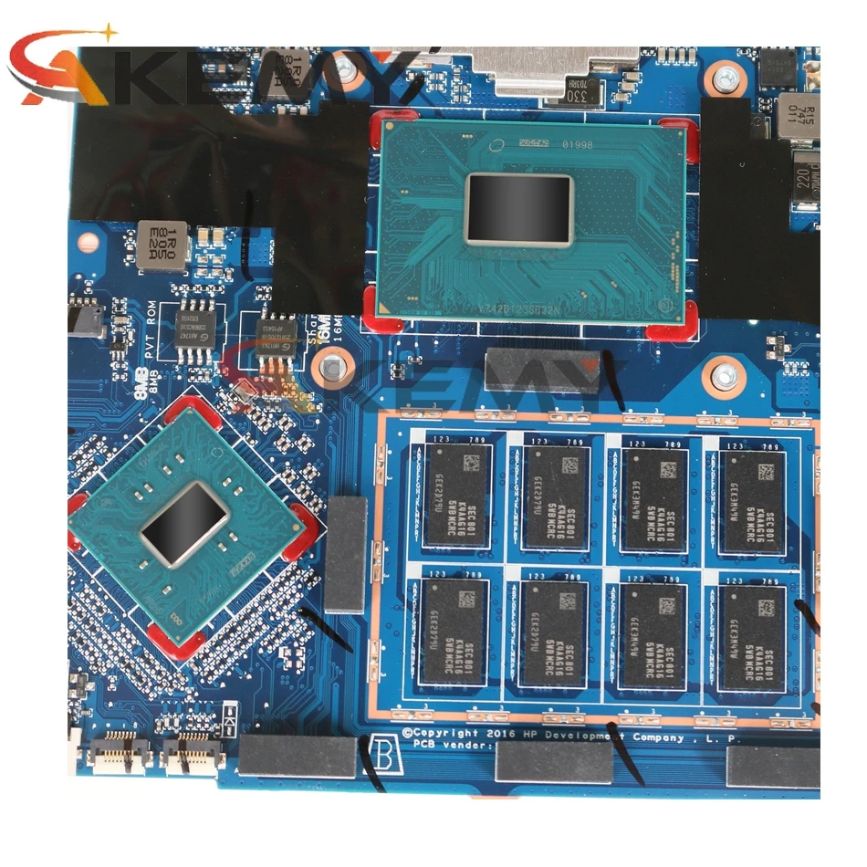 Online Für HP Elitebook 1040 G4 Laptop Motherboard L02230-001 L02230-501 L02230-601 I7-7820HQ CPU 16GB RAM DA0Y0GMBAG0