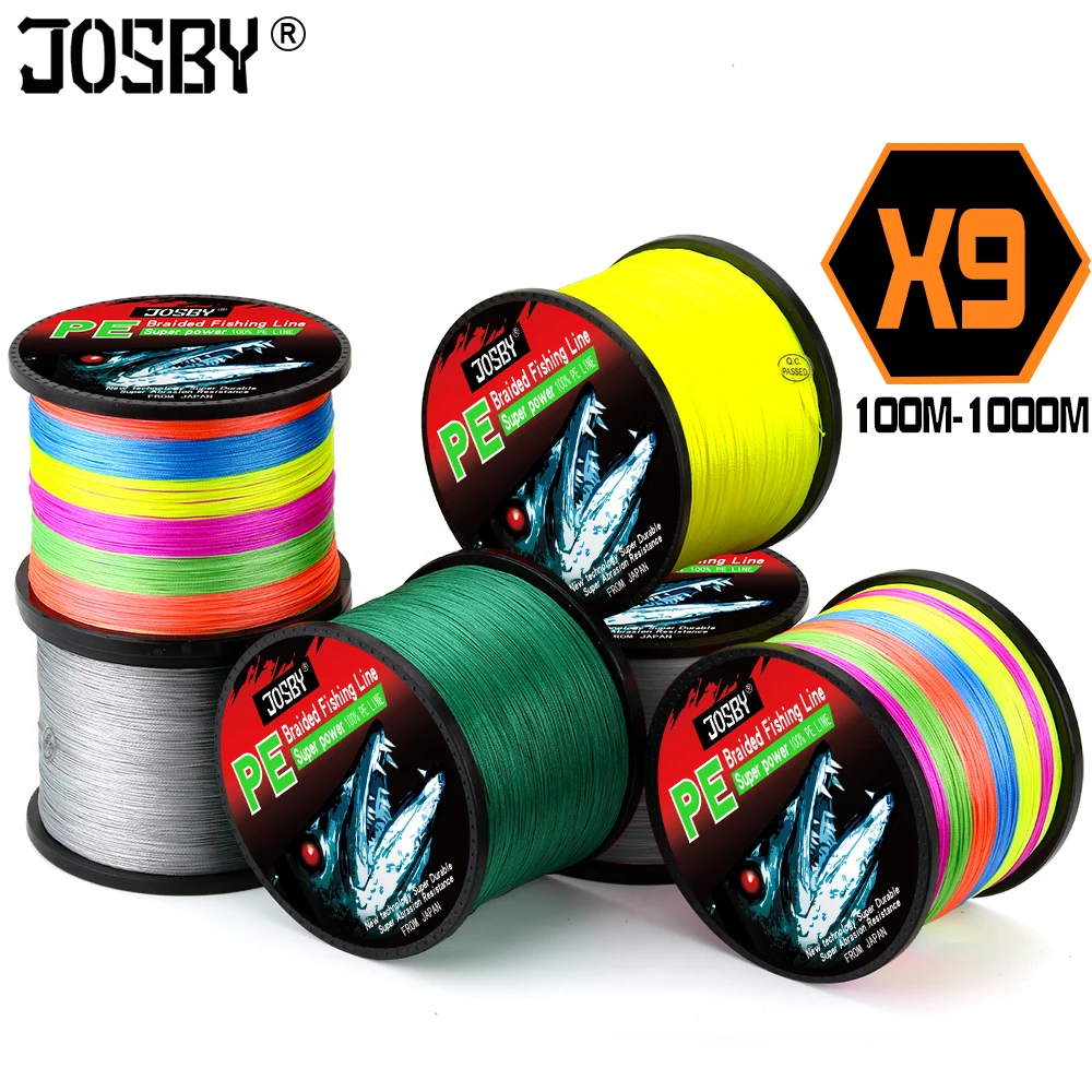 Плетеная рыболовная леска JOSBY для ловли карпа многонитевая проволока нахлыстом