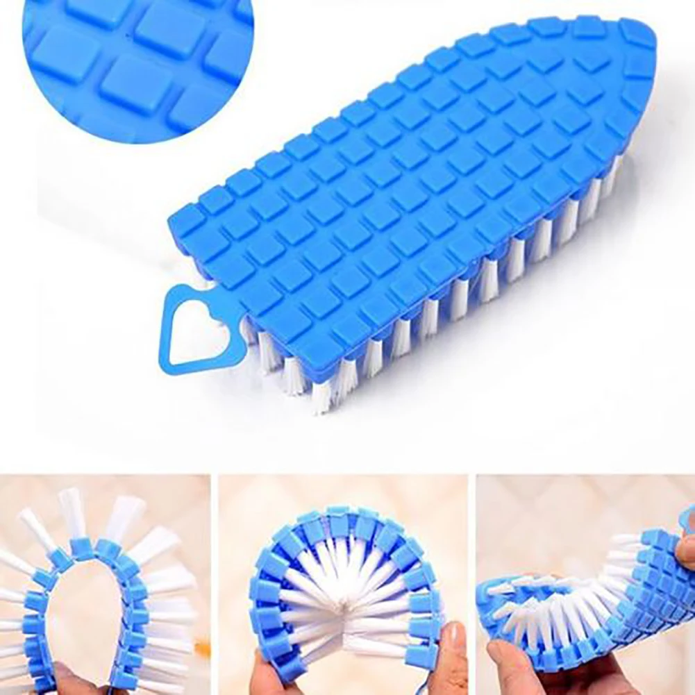 

Multi-function Home Cleaning Brush Dual Purpose Flexible Bendable Rust Remover Kitchen Clean Washing Tool