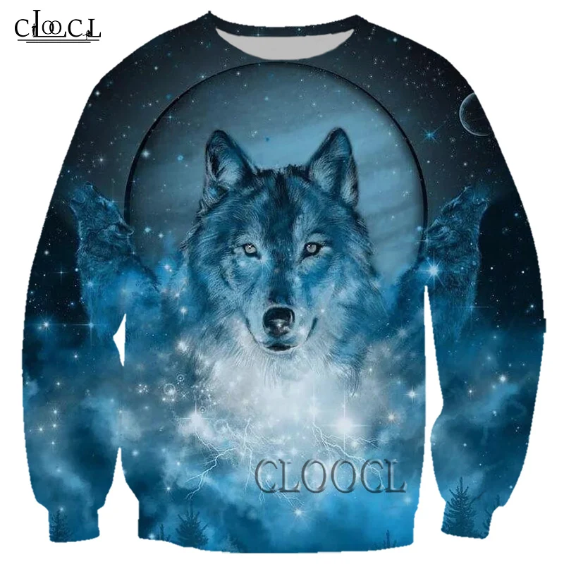 

HX Animal Wolf 3D All Over Print Fashion Hoodies Mens Hooded Sweatshirt Unisex Zip Pullover Fashion Casual Jacket Tracksuit