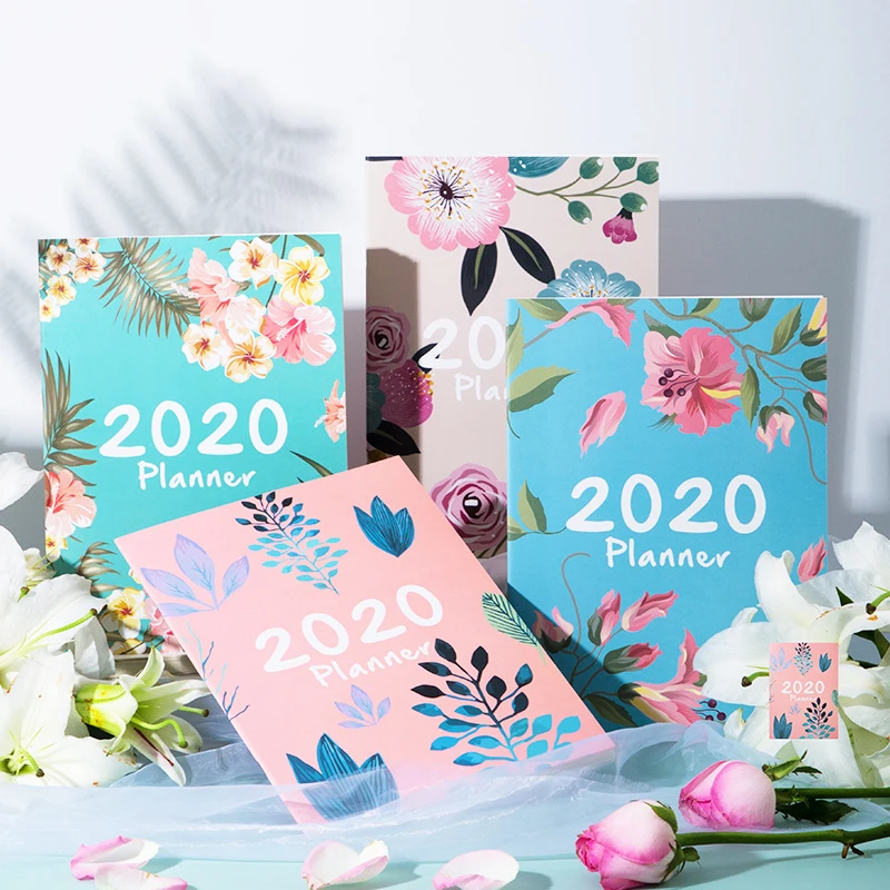 А4 дня цветы 2020 ежедневный ежемесячный год для планирования расписания ручные