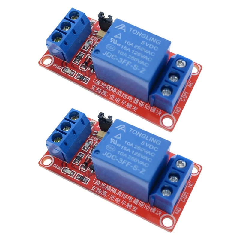 2 шт. 1 канал 5 В плата релейного модуля щит для Arduino с оптроном поддержка триггера