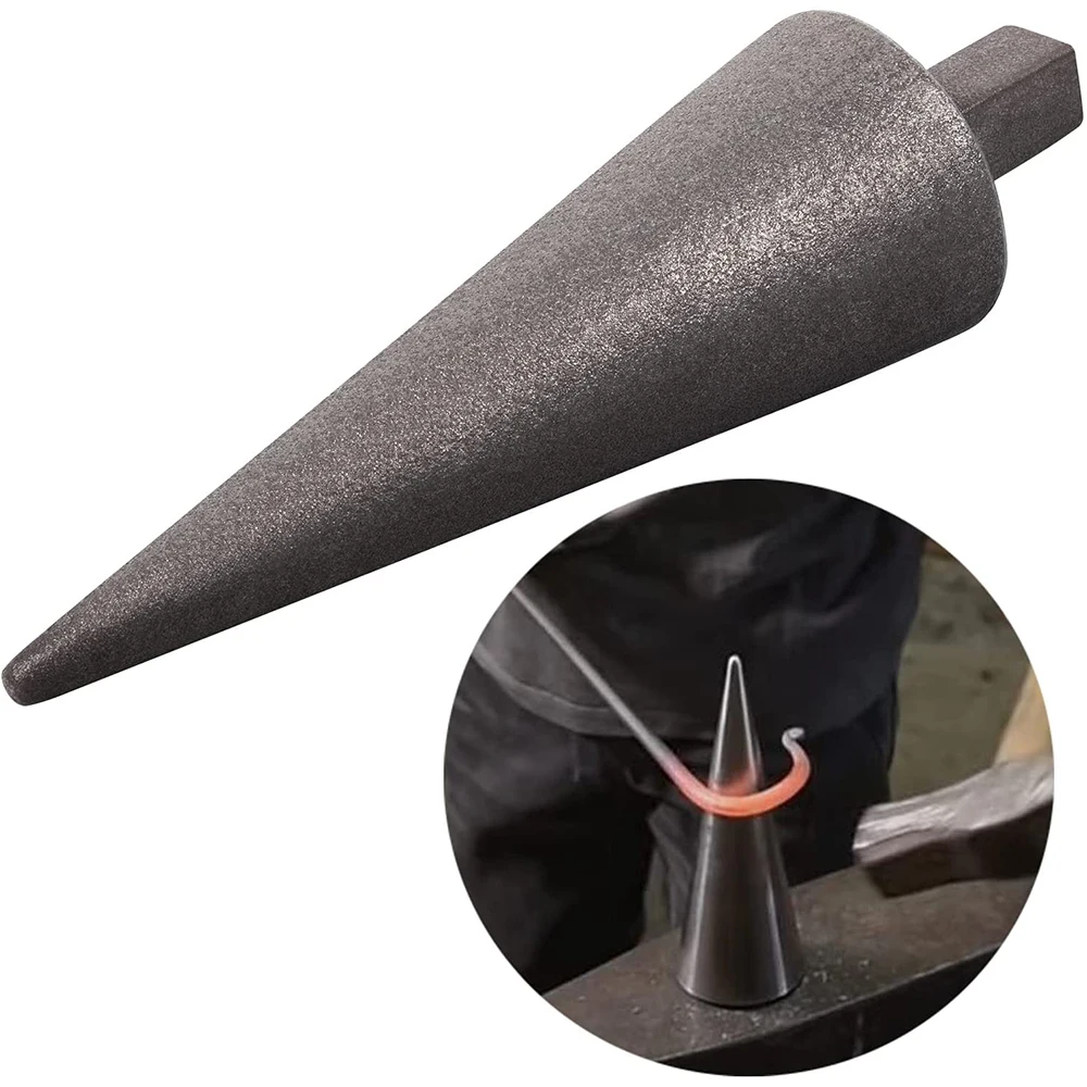 

Chuang Qian Blacksmith Anvil Mandrel Metal Forming Cone 1" Hardy Tool