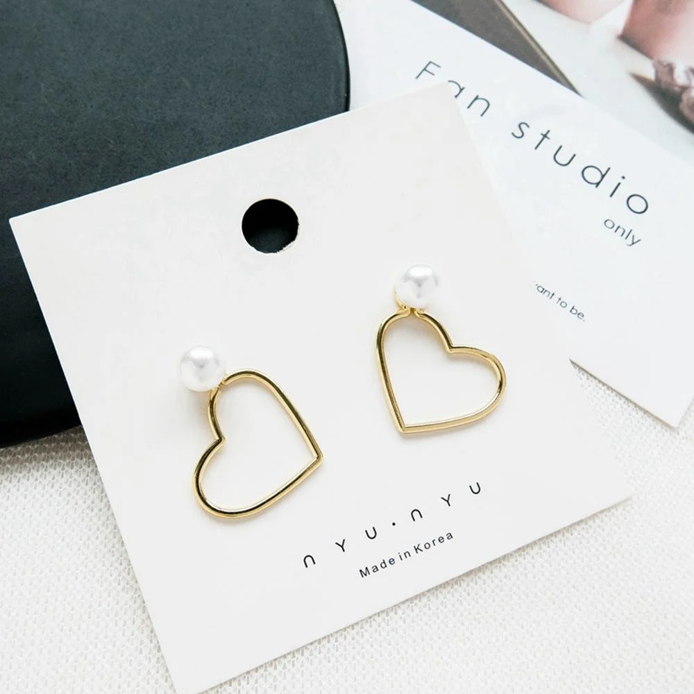 1 пара корейских новых простых сережек с жемчугом для девочек креативная Мода Ins