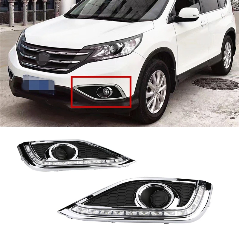 1 комплект для Хонда сrv CR V 2012 2013 2014 светодиодный DRL Дневной светильник желтый