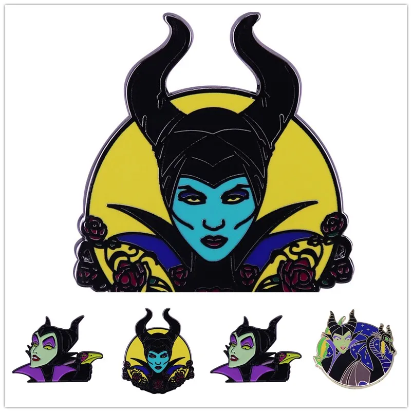 

HOSENG Cartoon Princess Queen Movie Brooch Alloy Spring New Lapel Enamel Pin For Women Children Backpack Luxury Jewelry HS_322