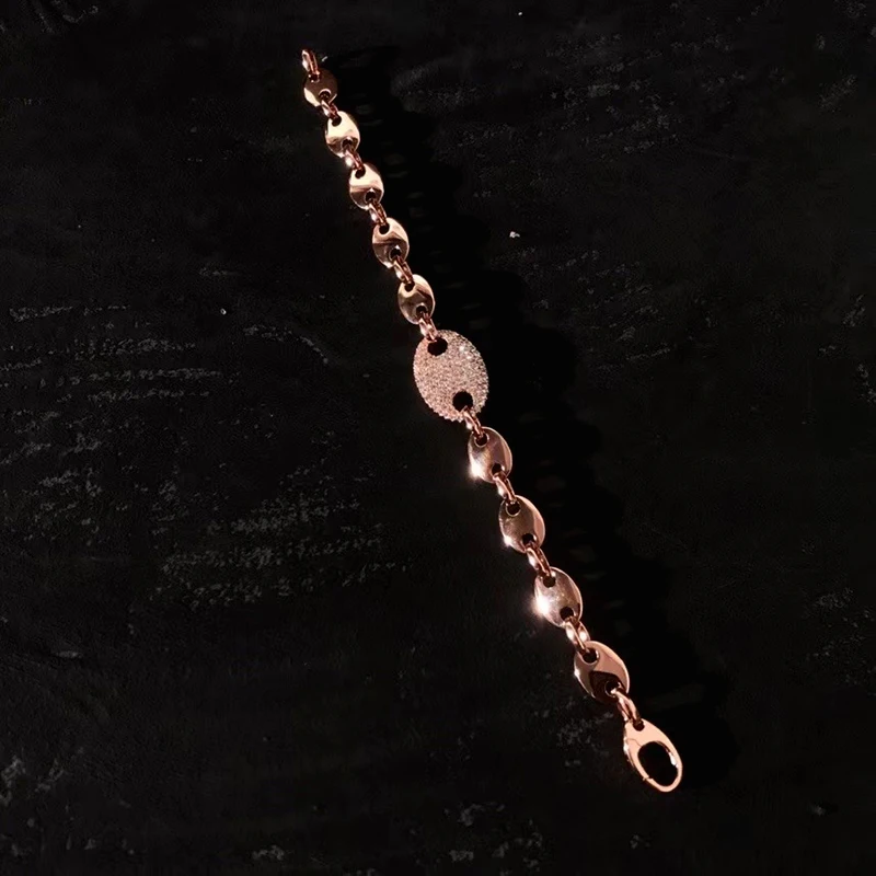 

s925 sterling silver new summer ring piece bracelet female light luxury simple golden design birthday gift bohemian style