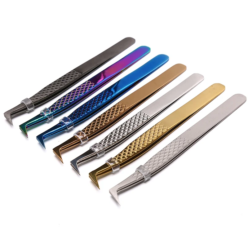 

New Style Premium Eyelashes Tweezers Hand anti-slip design Improve for Lashes